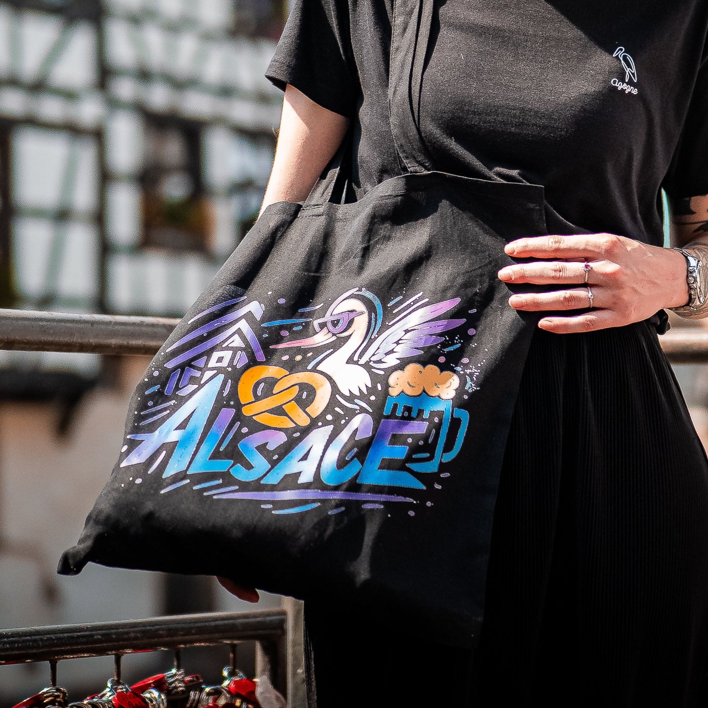 Tote Bag "Stras'Graff" - Édition Alsace